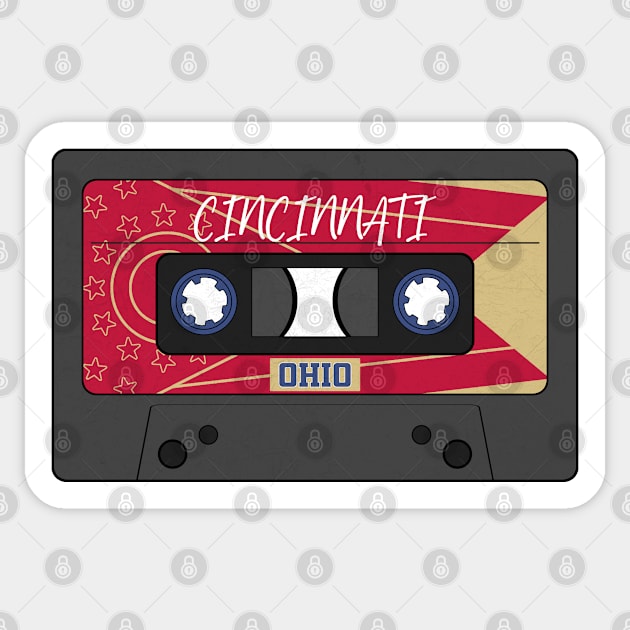 Cincinnati Ohio Sticker by RAADesigns